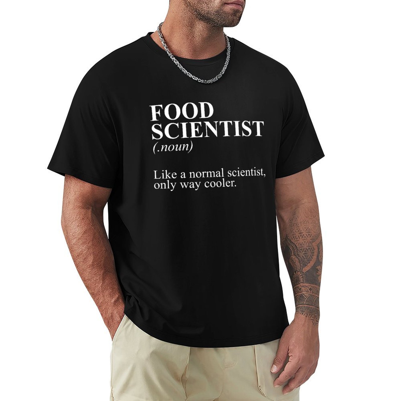 Foody Snacks - Kaos Ilmuwan Makanan Lucu, Ilmu Masak,