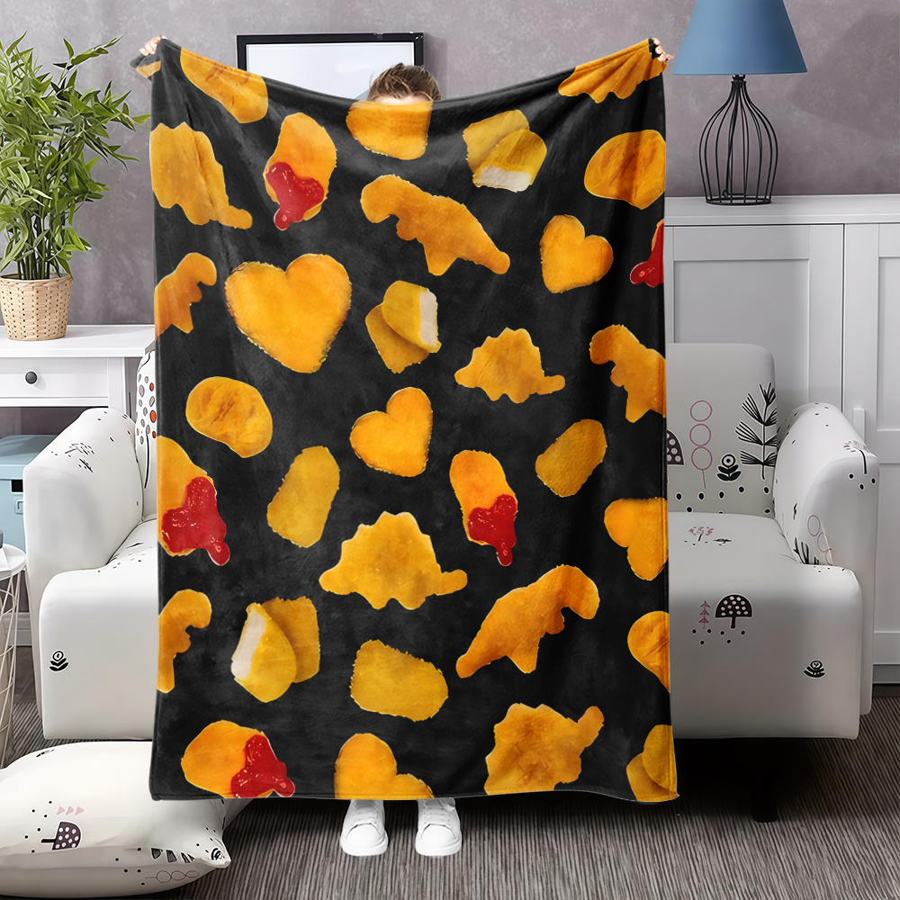 Foody Snacks - Selimut Bertema Camilan Kreatif, Hadiah Ideal