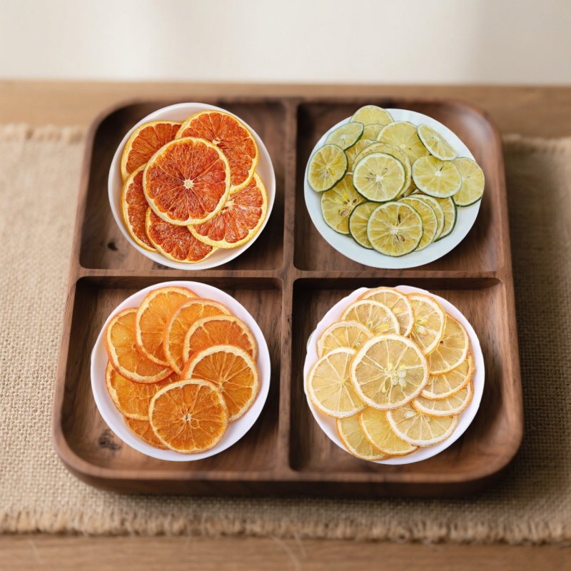 Dried Fruit Mix - Irisan Grapefruit Jeruk Lemon Kering Alami