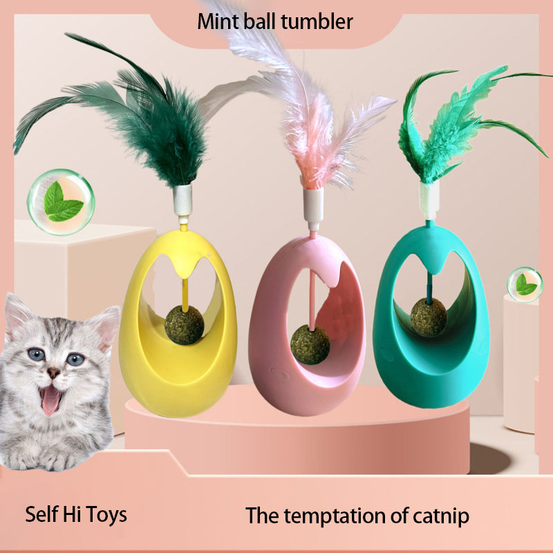 Healthy Snacks Food - Bola Interaktif Catnip untuk Kucing Sehat,