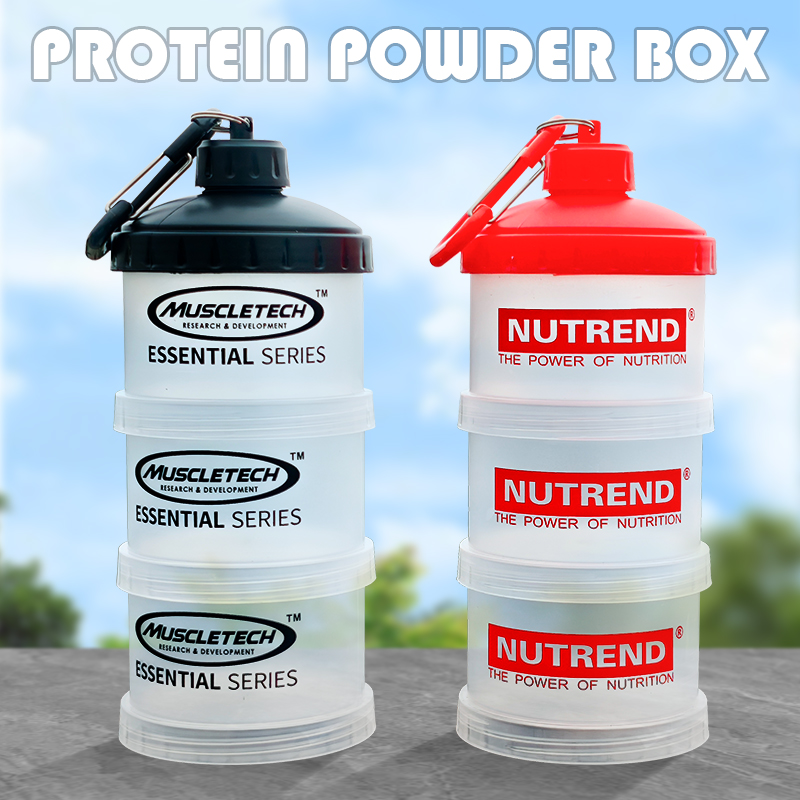 Healthy Snacks Food - Kotak Bubuk Protein Portabel 3 Lapis