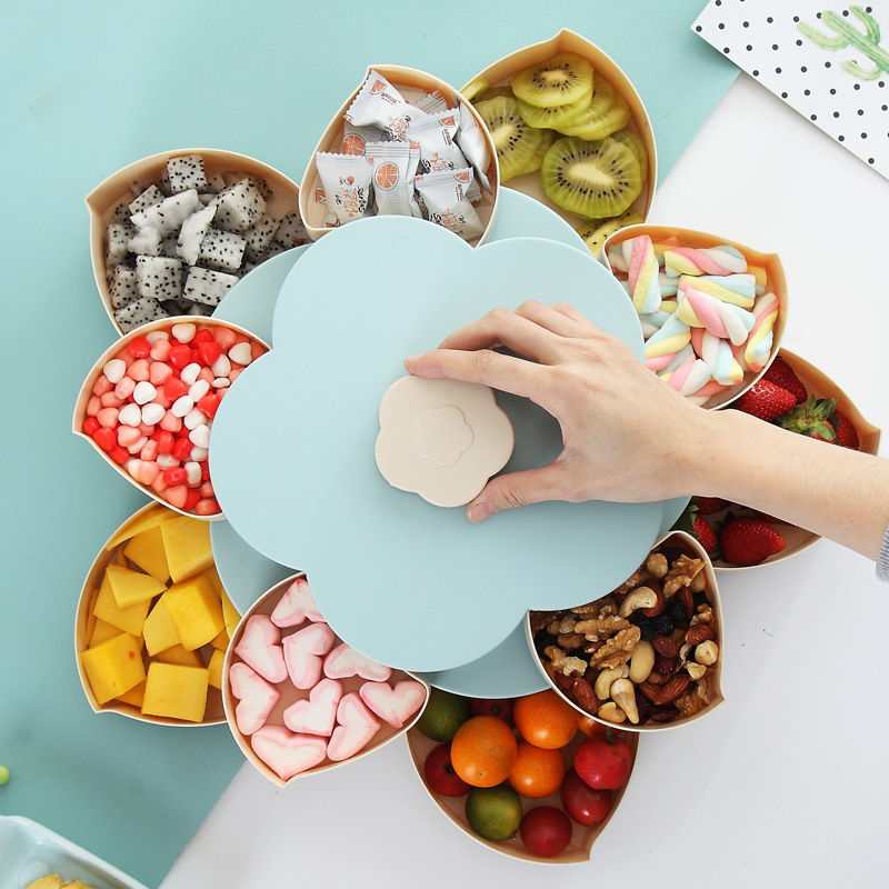 Dried Fruit Mix - Kotak Penyimpanan Putar Dek Ganda Lucu