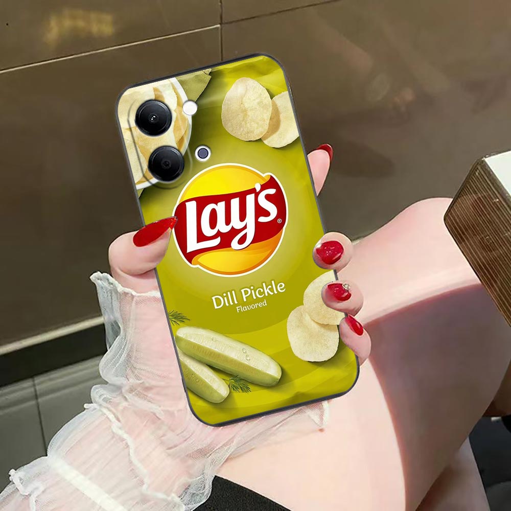 Food Snacks Logos - Casing Ponsel untuk VIVO Y400 Y04