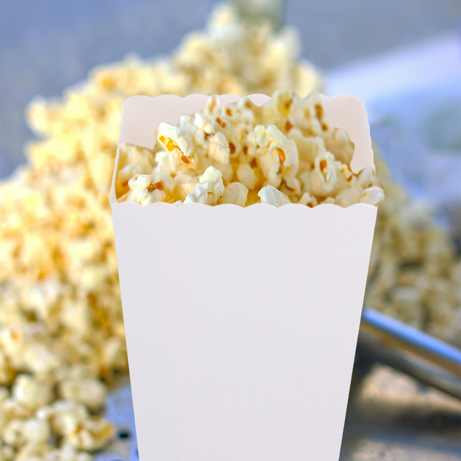 50Pcs Kotak Popcorn Sekali Pak - Food Snacks For Party ulasan dan harga