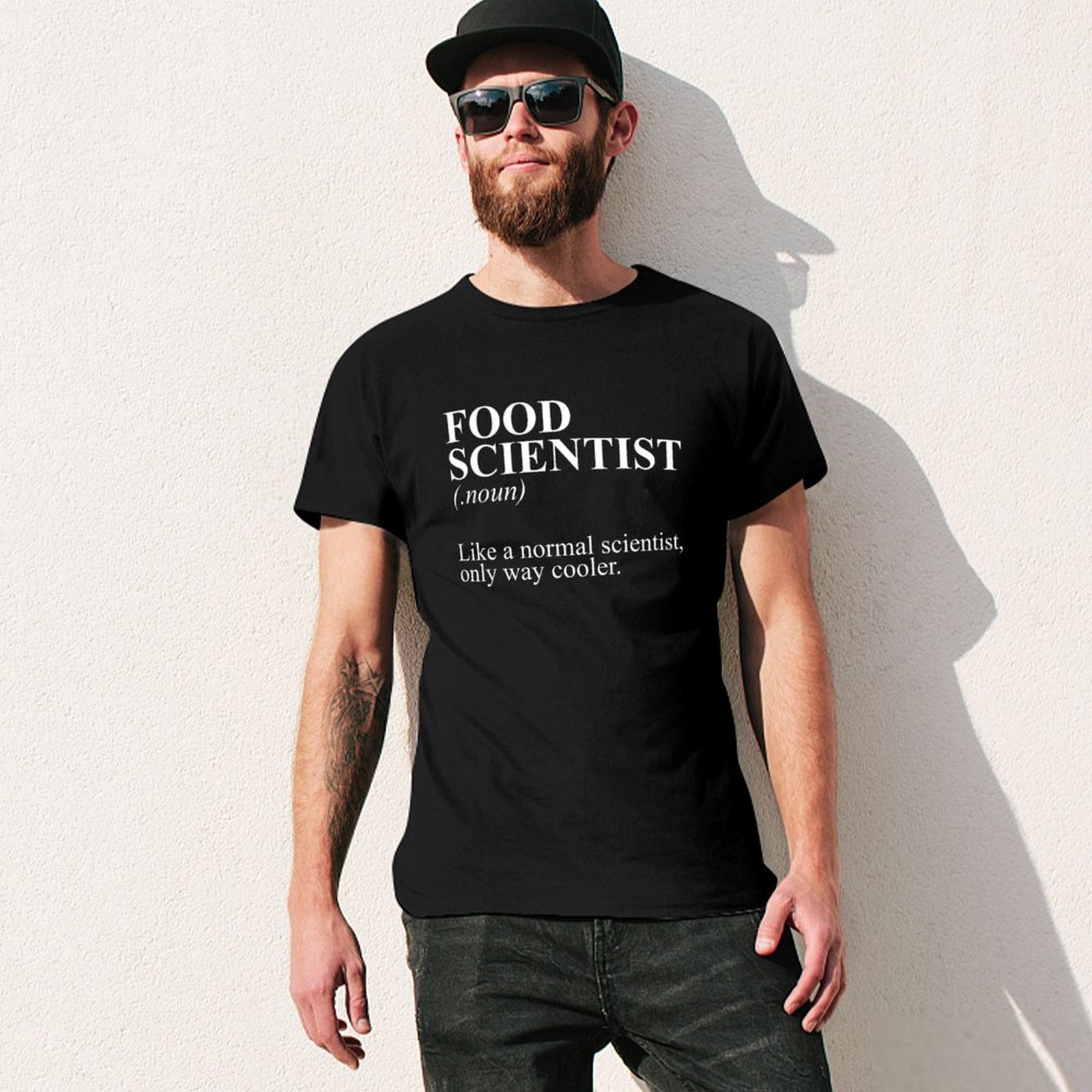 Kaos Ilmuwan Makanan Lucu, Ilm - Foody Snacks ulasan dan harga
