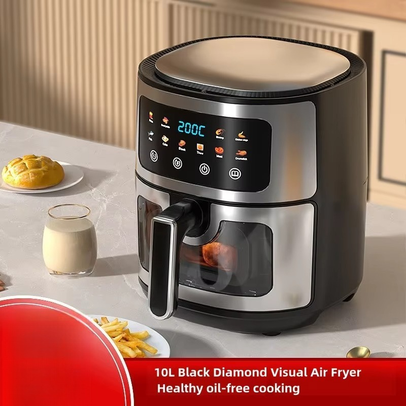 Grosir Air Fryer Hitam 10L, Ce - Healthy Snacks Food ulasan dan harga