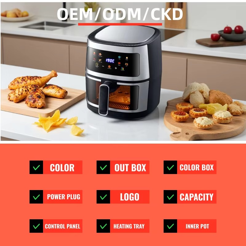 Grosir Air Fryer Hitam 10L, Ce - Healthy Snacks Food ulasan dan harga