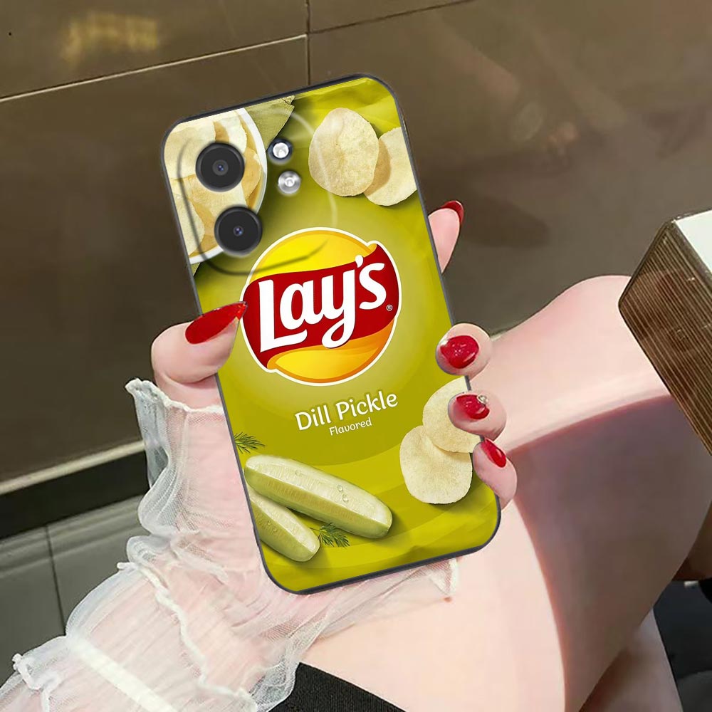 Casing Ponsel Snack Food Potat - Food Snacks Logos ulasan dan harga