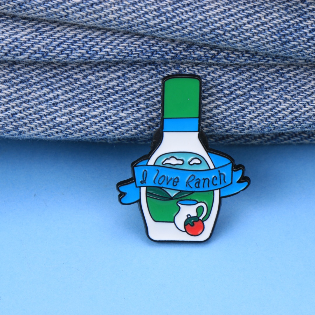 Pin Enamel Botol Saus Ranch, S - Foody Snacks ulasan dan harga