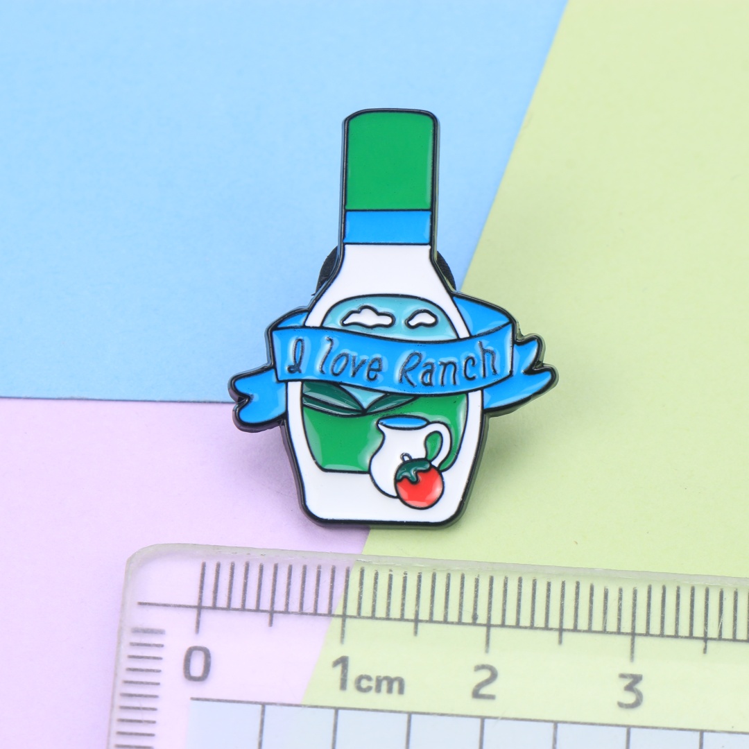 Pin Enamel Botol Saus Ranch, S - Foody Snacks ulasan dan harga