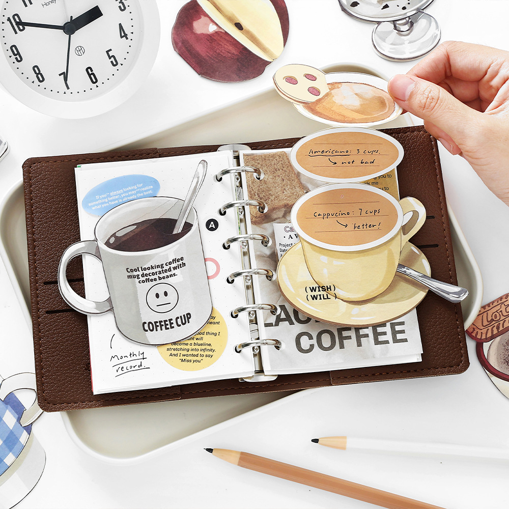 15pcs/lot Memo Pad Bahan Kerta - Korean Food Snacks ulasan dan harga