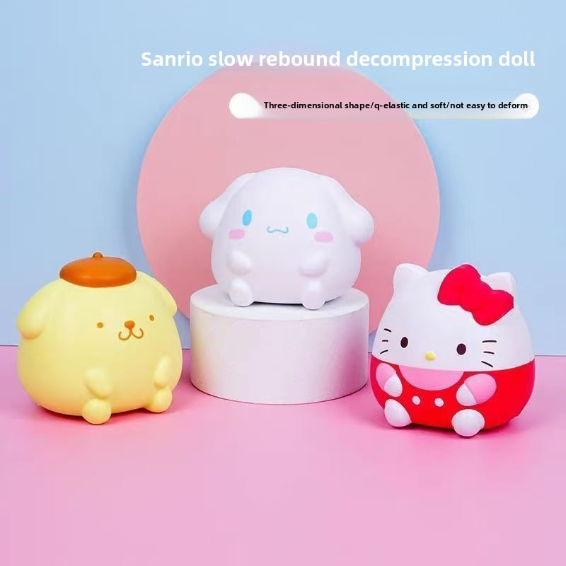 Mainan Squishy Bentuk Kuromi L - Korean Food Snacks ulasan dan harga