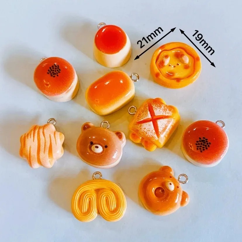 10 Buah Liontin Resin Makanan  - Food Snacks For Party ulasan dan harga