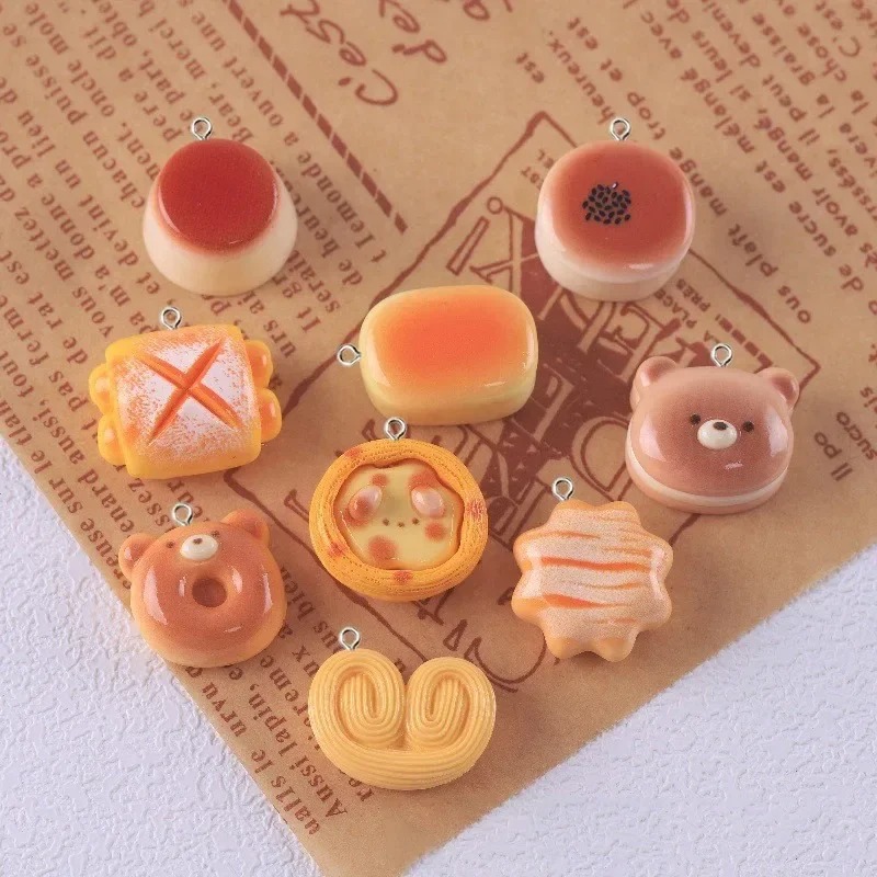 10 Buah Liontin Resin Makanan  - Food Snacks For Party ulasan dan harga