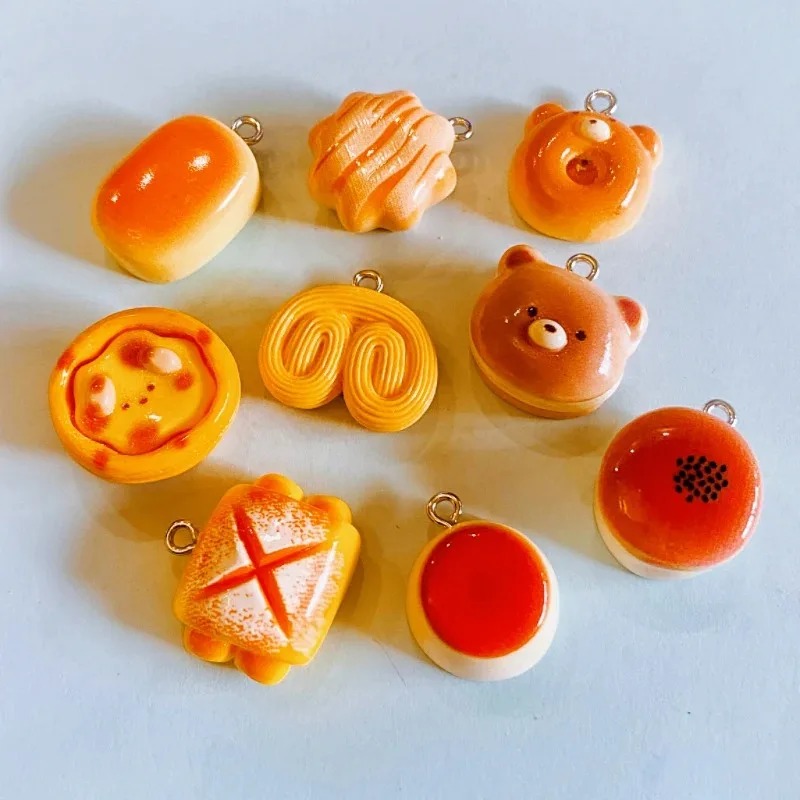 10 Buah Liontin Resin Makanan  - Food Snacks For Party ulasan dan harga