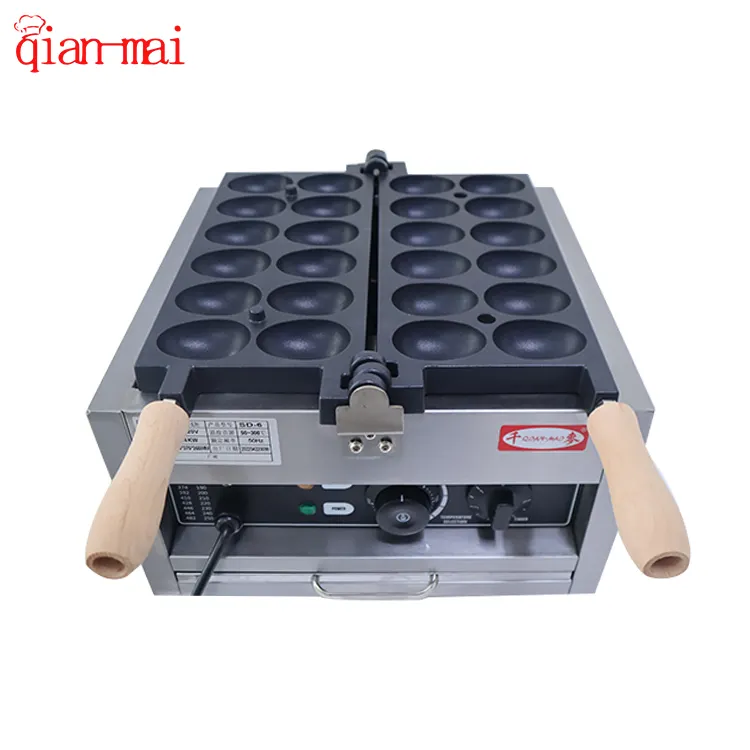 Pembuat Waffle Listrik Komersi - Korean Food Snacks ulasan dan harga