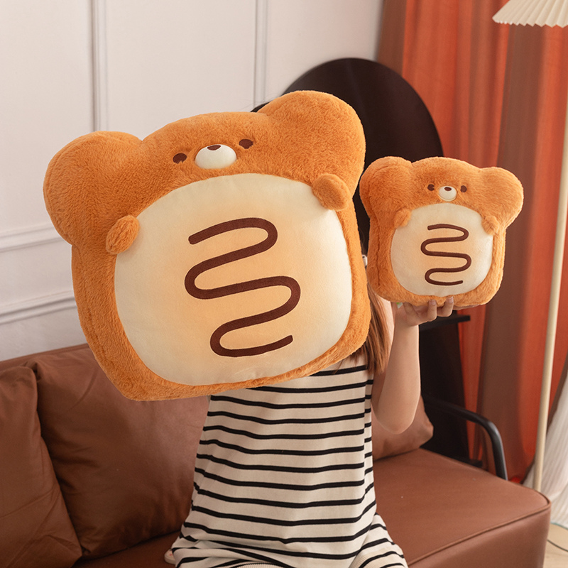 Boneka Beruang Roti Lucu Lembu - Soft Food Snacks Kids ulasan dan harga
