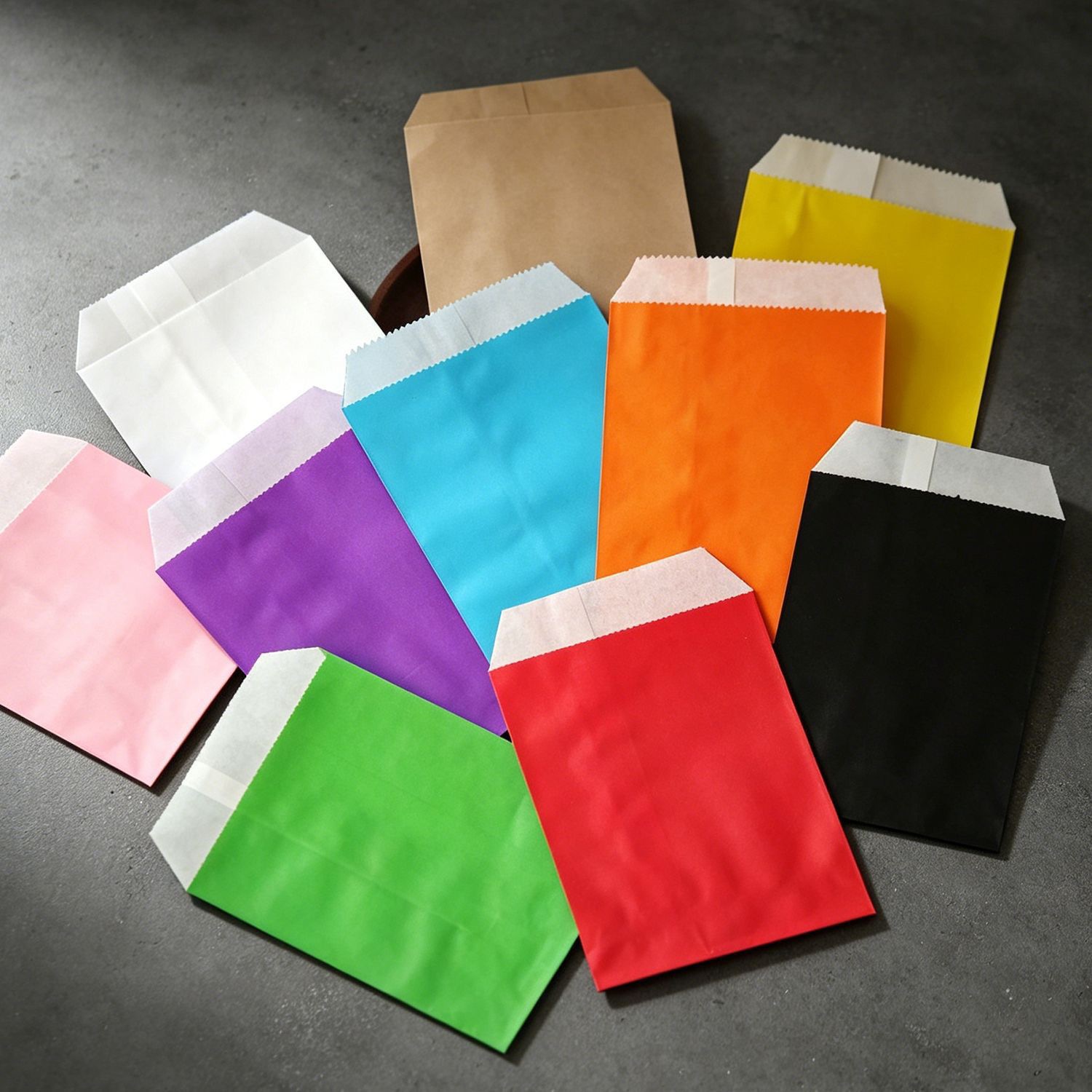 50/100 Buah Tas Kertas Kraft H - Food Snacks For Party ulasan dan harga