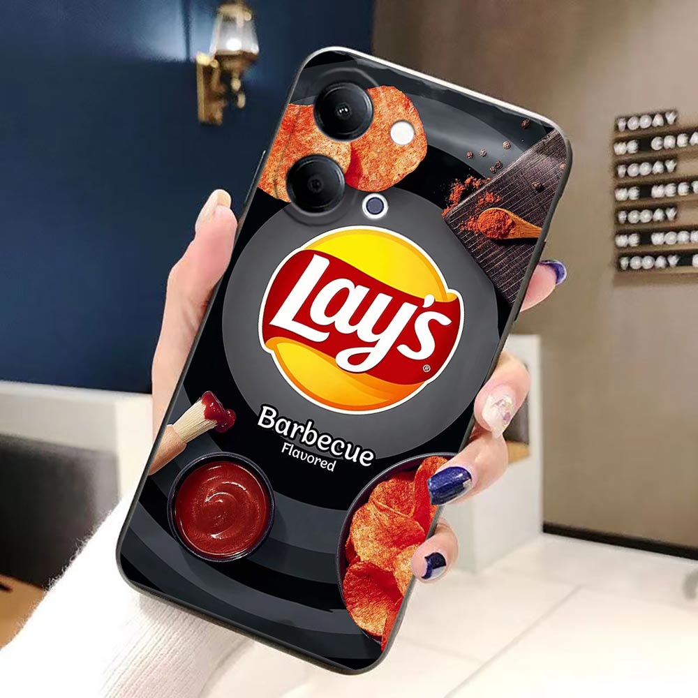 Casing Ponsel untuk VIVO Y400  - Food Snacks Logos ulasan dan harga