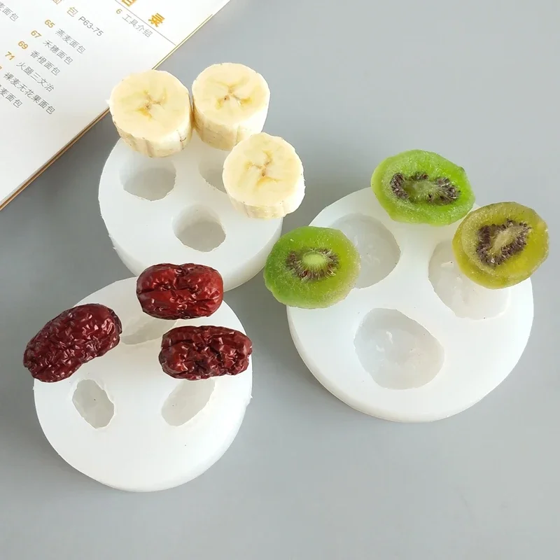 Cetakan silikon buah 3d irisan - Dried Fruit Mix ulasan dan harga