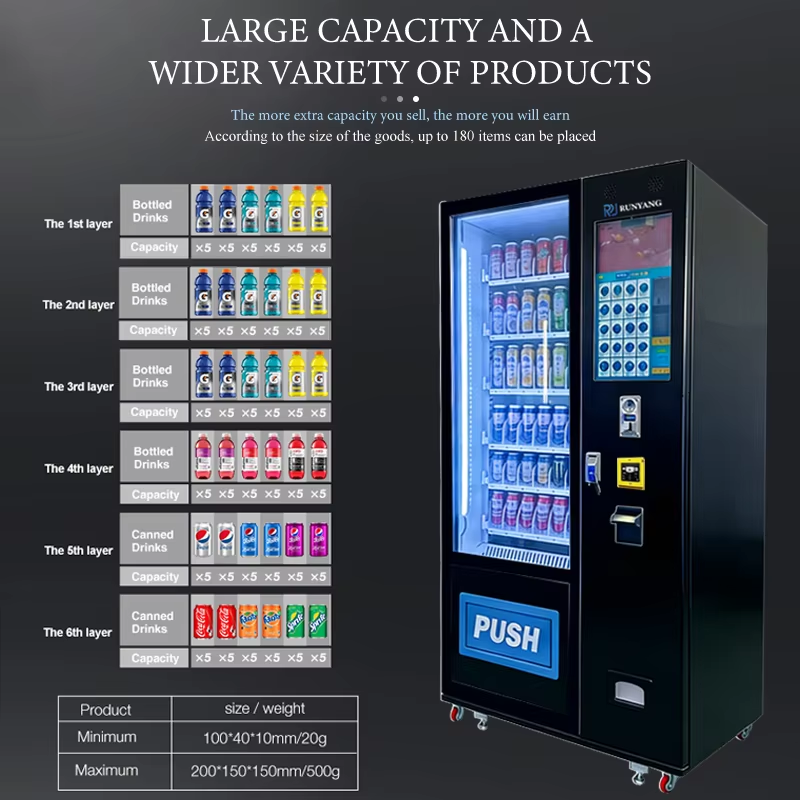 Mesin Vending Makanan Pintar R - Food Snacks Logos ulasan dan harga