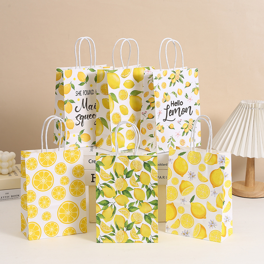 6 Buah Tas Hadiah Kertas Makan - Food Snacks For Party ulasan dan harga