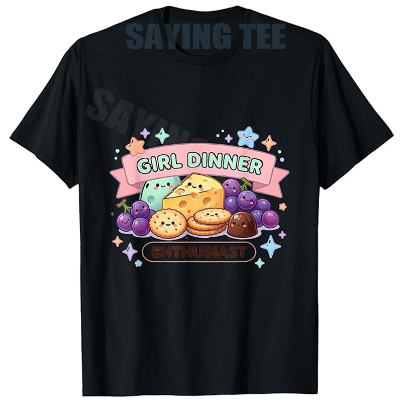 Kaos Desain Im Literally Just  - Foody Snacks ulasan dan harga